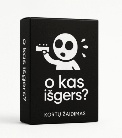 Kortų žaidimas "O kas išgers?"