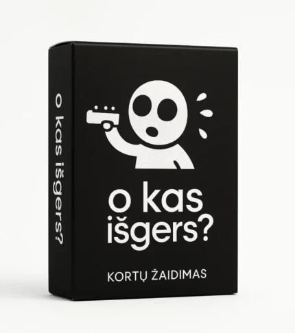 Kortų žaidimas "O kas išgers?"