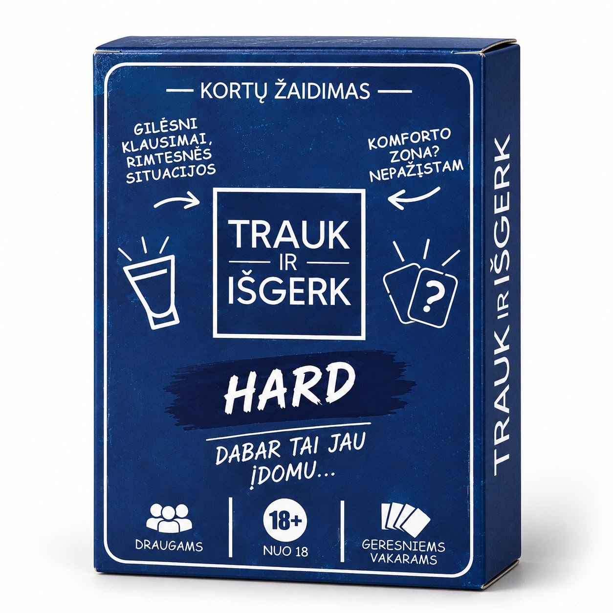 Kortų žaidimas „Trauk ir Išgerk” HARD